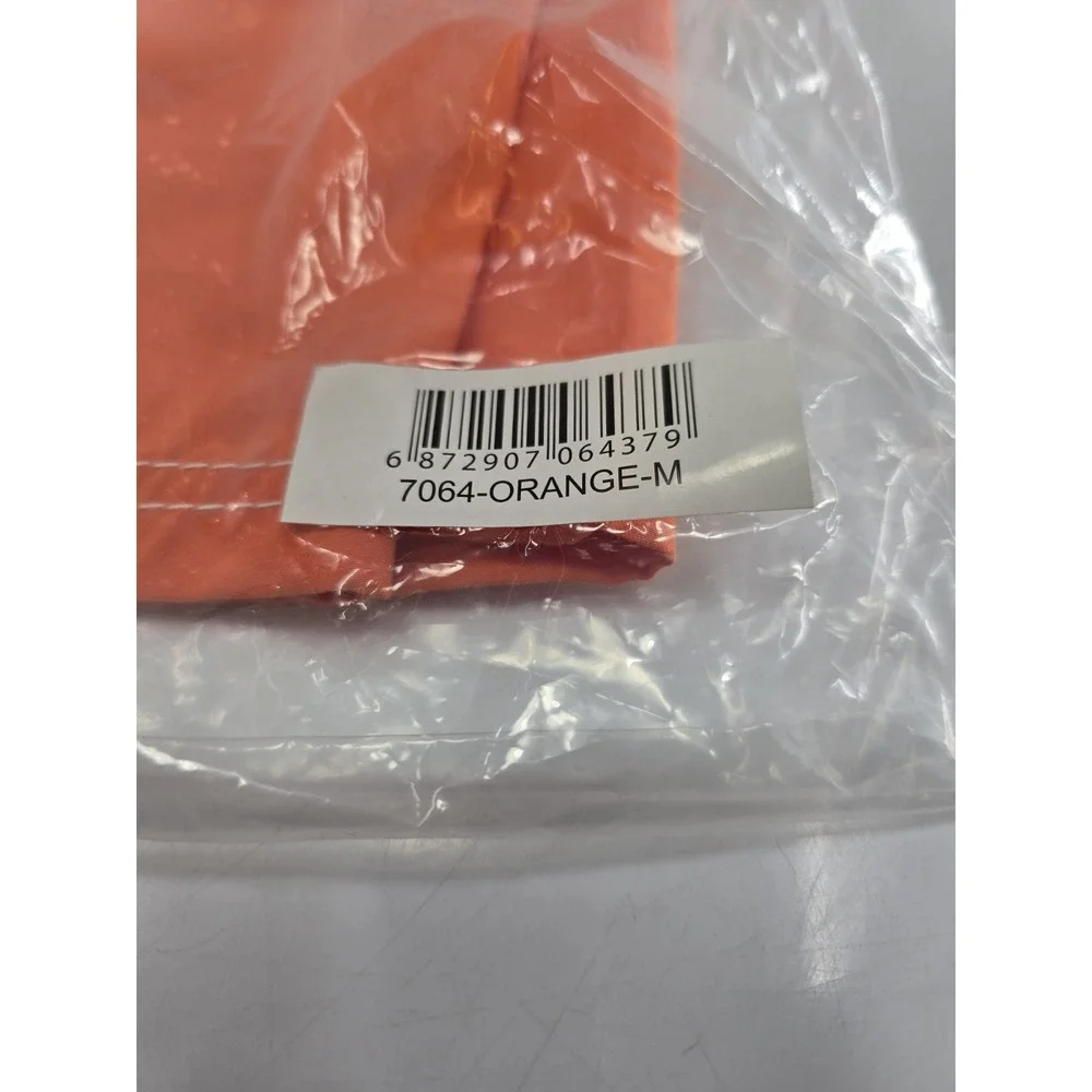 NWT Kanu Surf Men's Barracuda Swim Trunks - Color Orange‎ - Size M